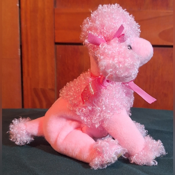 NWT Vintage 2005 TY "Pinky Poo" Pink Poodle - Picture 2 of 8